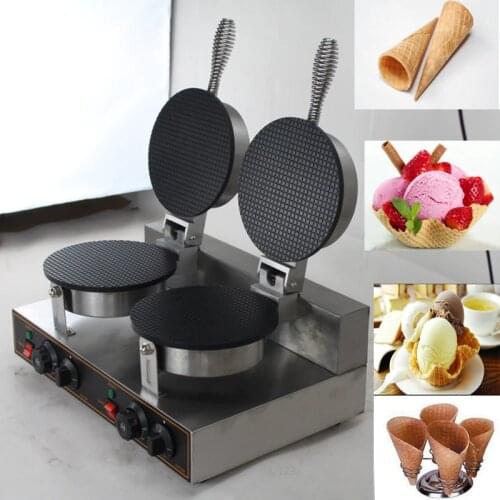 Commercial waffle cone maker/ ice roll machine/snow machine cone maker