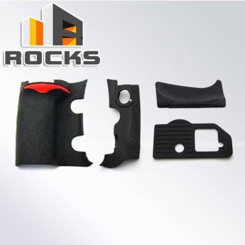 Body Front Back Bottom Terminal Grip Set Rubber Cover Replacement Part suit For Nikon D300 Digital Camera DIY Repair
