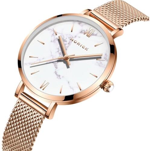 NIBOSI Ladies Gold Watch
