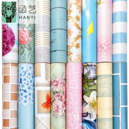 New 90cm wide wallpaper 10 meters long dormitory room waterproof 3d bedroom warm living room TV back wall decoration wallpaper