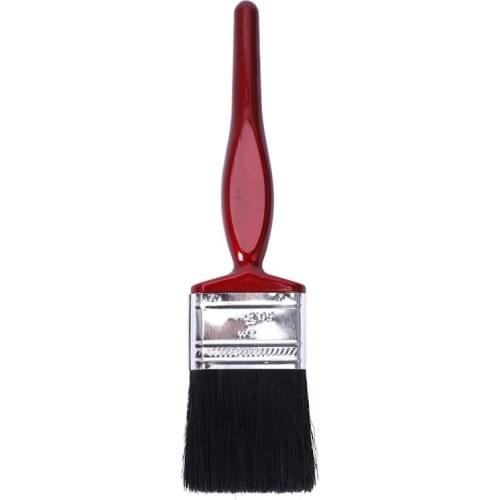 New Painter Artist Bristle Handle Paint Brush Painting Tool 2 Inch Wide Black Dark Red