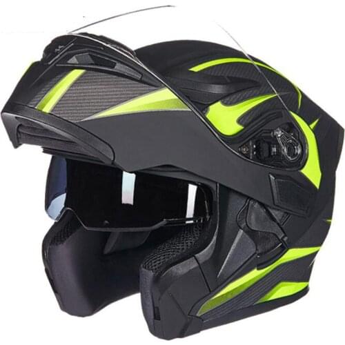 GXT Motorcycle Helmet Flip up Motocross Helmet Capacete da Motocicleta Cascos Moto Casque Doublel lens Racing Riding Helmets