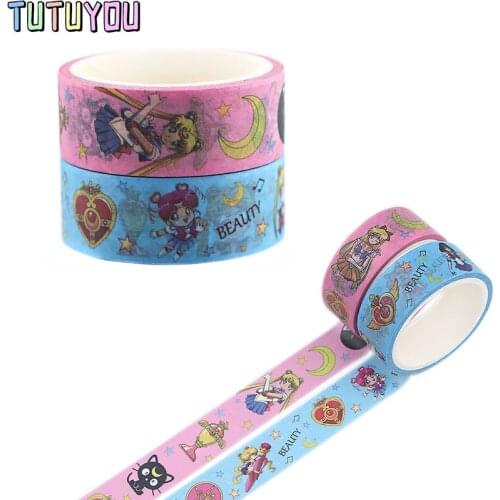 PC352 Cool Girl Decorative Paper Washi Tape DIY Scrapbooking Masking Tapes School Office Supply