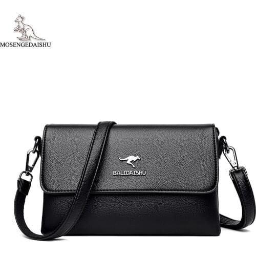 Luxury Designer High Quality Leather Ladies Handbag Fashion Multifunctional Women Shoulder Bags New Solid Color Messenger Bag