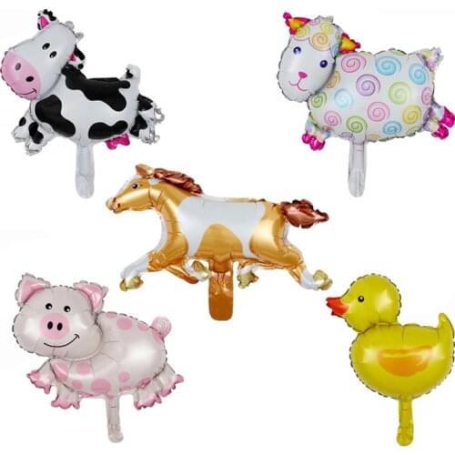 Sheep Aluminum Foil Balloon Walking Aluminum Balloon Cartoon Party Birthday Party Decoration Kids Year of the Goat Balloon