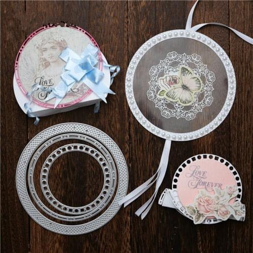 YaMinSanNiO Layer Circle Metal Cutting Die Frame DIY Etching Die Crafts Paper Card Making Scrapbook Stamping Template New 2020