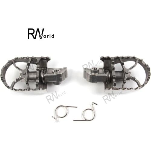 1 Pair For BMW F650GS TWIN 2008-2012 Foldable Footpeg Front Foot Pegs Footrest F 650GS F650 GS TWIN Accessories 2009 2010 2011