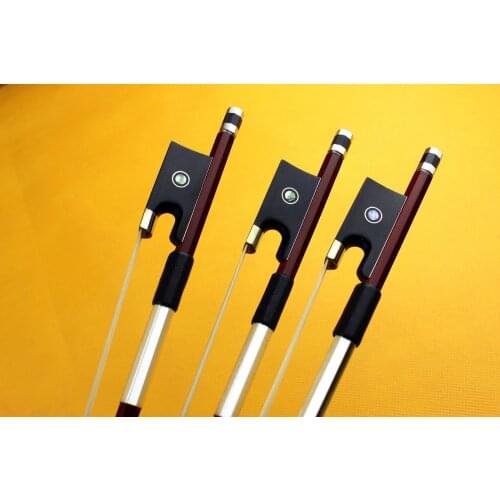 10 pcs New Brazil wood violin bows ebony frog 4/4 size professional bow