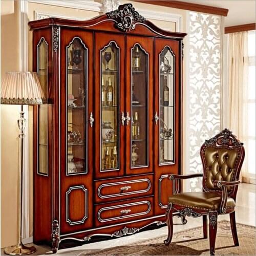 Antique European style drinks cabinet pfy4005
