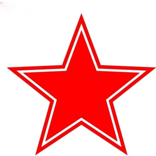 Three Ratels TZ-1164 15*15.8cm 1-4 pieces car sticker red star for victory day ussr car stickers auto decals 15.8cm*15cm