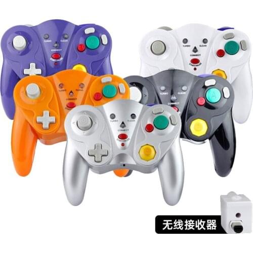 2.4G Wireless Game Controller Gamepad+ Receiver For-Nintendo NS Gamecube/Wii-NGC/WIIU Wireless Gamepads and Receiver