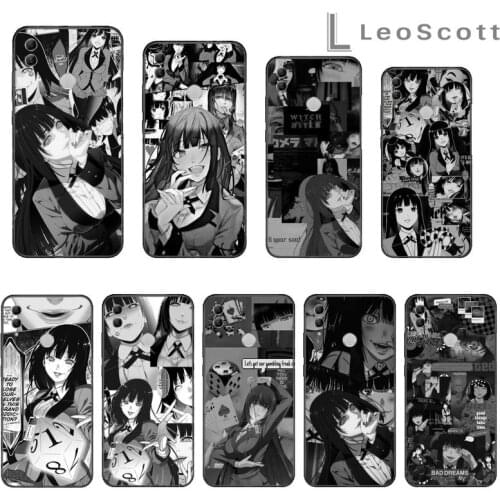 Comics Kakegurui Jabami Yumeko Anime Phone Case For Huawei Honor 7C 7A 8X 8A 9 10 10i Lite 20 NOVA 3i 3e