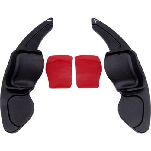 2Pieces Steering Wheel Shift Paddle Black for VW Golf Golf 5 R32 GTX/Gtis/GT