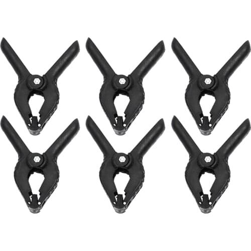 CY In stock 6PCS 4inch DIY Tools Plastic Nylon Toggle Clamps For Woodworking Spring Clip Photo Studio accessories Grampo Clamp