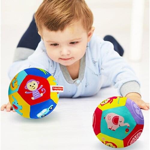 Baby Toys 0-12 Months Animal Ball Soft Plush Baby Mobile Toys With Sound Baby Rattle Body Building Ball Newborn Educational Toys