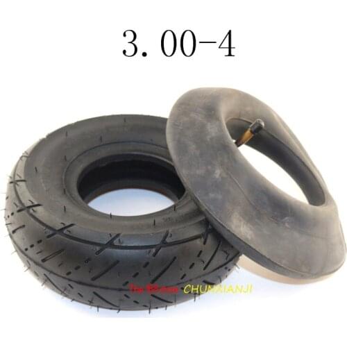 Good Quality 3.00-4 Inner Tube Out Tire and Tube Set for Knobby Scooter Go Kart Electric Scooter Highway Tire ATV