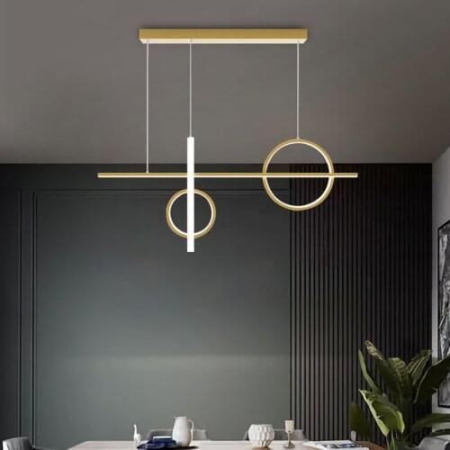 Nordic Style Minimalist Led Pendant Lights with Remote Control Kitchen Fixture Dining Room Furniture Home Decor Indoor Lighting