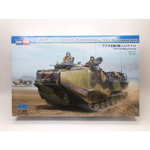 Hobbyboss 1/35 US Marine AAVP-7A1 Assault Amphibious Vehicel Personnel Carriers (APC) Plastic Assemble Model