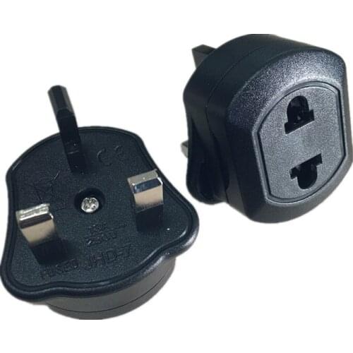 2017 new 3 Pin AC Power Plug Adapter Connector New US/EU to UK AC Power Plug Travel Converter Adapte1 Pcs