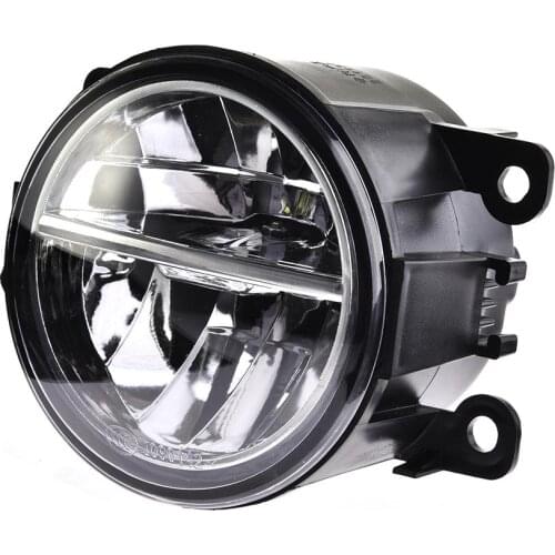 2PCS/Pack New White LED Fog Lights Auto Modification Lights For Ford Focus Suz uki Swift Re nault Cit ro en Opel 2021 New