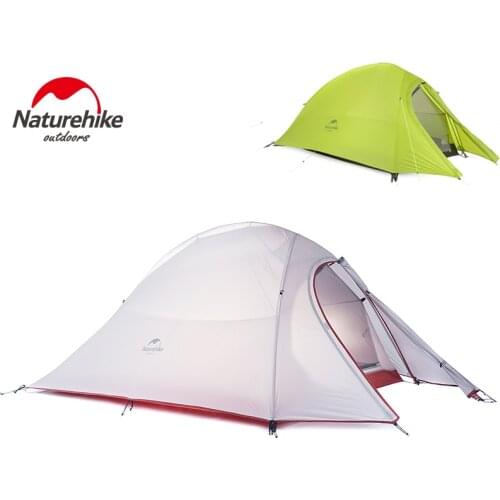 Naturehike Ultra Lightweight 2 Person Tent CAMPING GEAR Backpacking Tents With Footprint Rainfly And Free Storage Bag Included