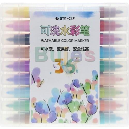 Sta 8630 series 12 / 24 / 36 / 48 color washable watercolor pen set for students professional art drawing painting watercolorpen
