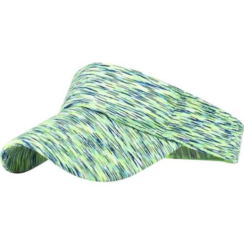 Outdoor Sombrero Hats Visor Hats Athletic Hat Adjustable Cap Gradient Color Sunscreen Visor Blank Top Cap High Quality