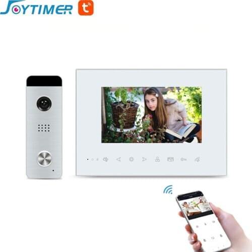 Joytimer Video Intercom With Lock Wired Video Door Bell AHD Ultra-thin Doorbell Camera For Home Video Door Phone Intercom