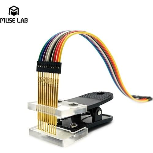 2.0mm 3P 4P 5P 6P 7P 8P 9P 10P PCB Clip Clamp Fixture Probe Tool Programming Download Burning PCB Debugging Inspection Tool