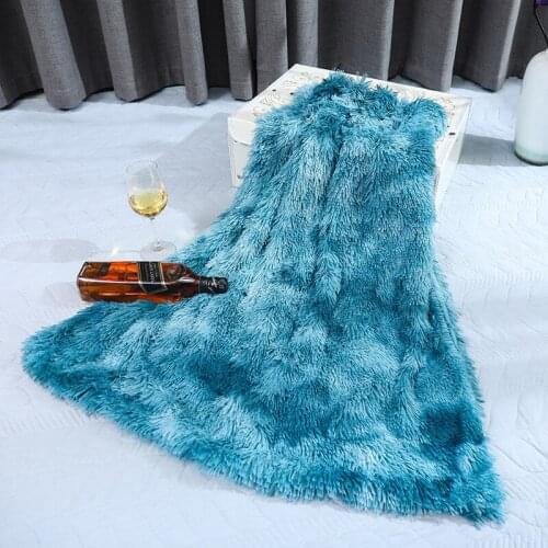 Winter Soft Pet Dog Blanket Mat Pet Cat Bed Cushion Long Plush Warm Puppy Sleeping Cover For Small Medium Large Dogs Mattress