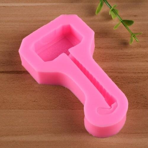 1 Piece 3D Hammer Design Fondant Silicone Cake Molds for Baking Soap Chocolate Mould Pastry Kitchen Bakeware Baking Tool