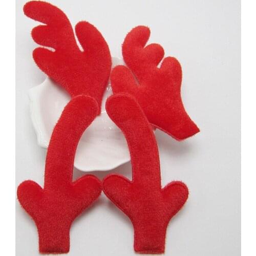 6 pcs Elk Point Ball Padded Appliques For clothes DIY Baby hair Clip headwear Decor Ornament Accessories