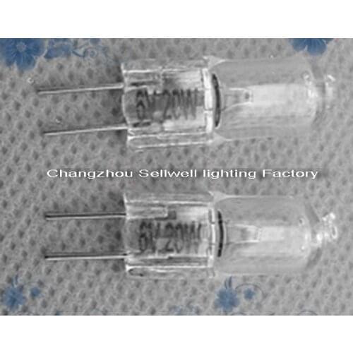 6V5W 10W 15W 20W G4 microscope lamp Crystal Pin global halogen bulb halogen bulb A1200