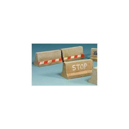 Side of the road Barricades in Iraq and other general (3pcs) Scene Accessories
