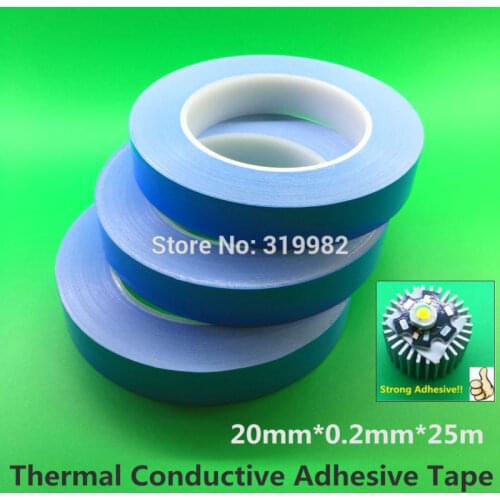 Transfer Double Side Thermal Conductive Adhesive Tape for High Power LED Module PCB Heatsink CPU Heat Conduct instead RTV