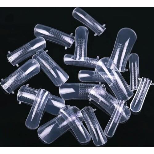 Nails Extension Mold Acrylic French Nail Crystal Extension Gel Nail Sheet Full Cover Sculpted Nail Tips Fashion Nail Decoration