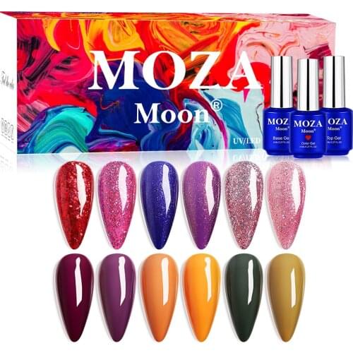 6 PCS SPRING SUMMER NAIL COLOR GEL POLISH MANICURE VARNISH LIQUID SEMI PERMANENT VEINIS TOP COAT COLOR GEL LAK SOAK OFF NAIL