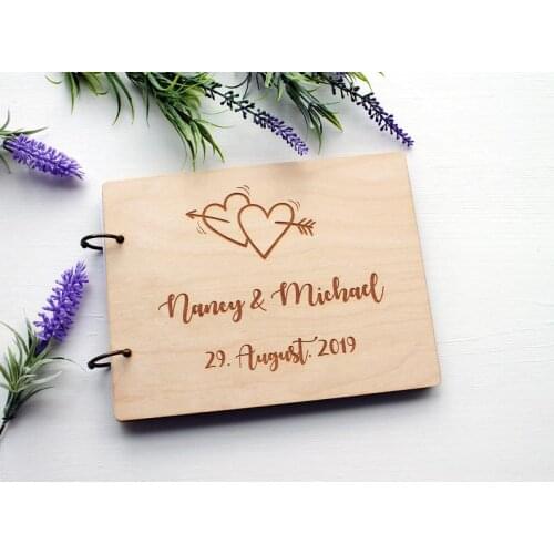 Guest Book Rustic Custom Wedding advice book Wedding Album Wedding Guest book Personalised Guest Book Wedding Guest Book Rustic