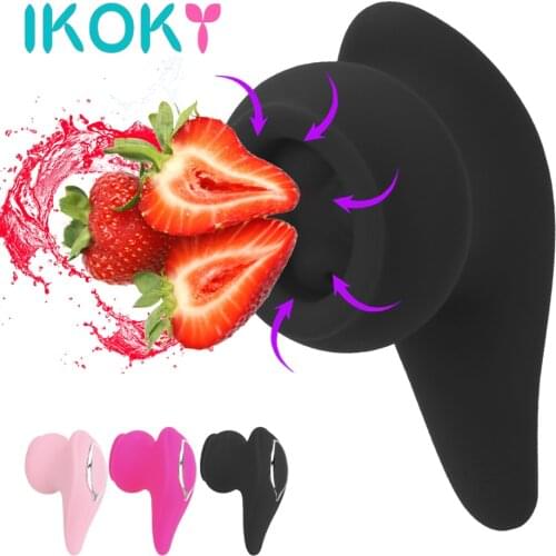 IKOKY Blowjob Vibrator Oral Sex 7 Speeds Powerful Clitoris Vagina Sucking Vibrators Sex Toys for Woman Female Masturbation