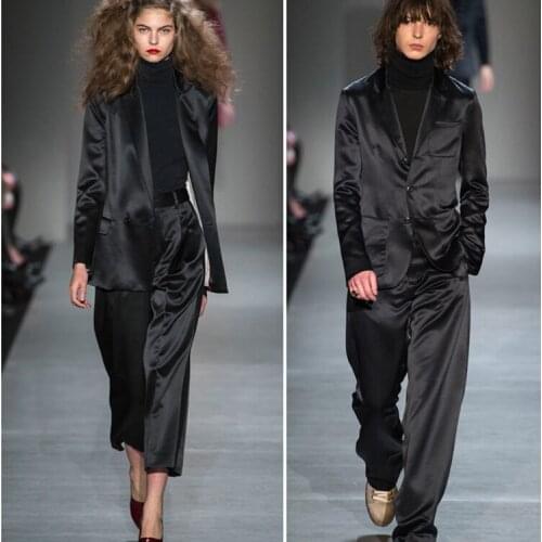 Imported elastic nylon fabric, polyester fabric, fashion windbreaker, trouser dress, linen satin fabric