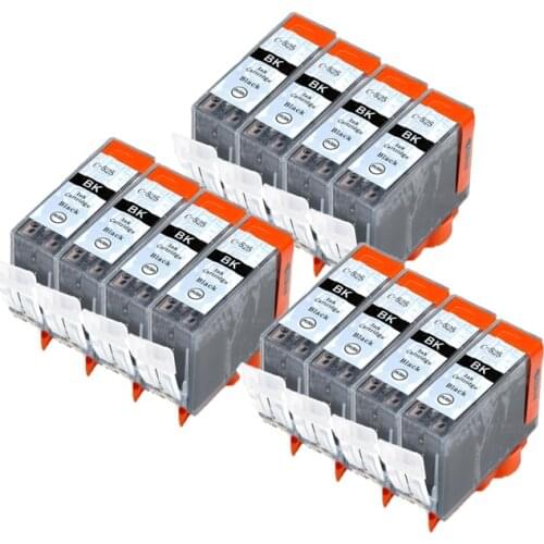 Compatible PGI 525 BK BLACK ink cartridge for CANON PIXMA IP4850 IP4950 IX6550 MG5150 MG5250 MG5350 MG6150 printers