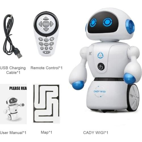 Multifunctional RC Robot English Science knowledge Singing Dancing Robot Children Educational Toys Early Education Robot Gifts