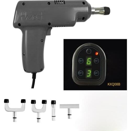 Newest Original 4 Heads Adjustable Spine Chiropractic Instrument Electric Bone Correction Gun Activator Cervical Therapy Massage