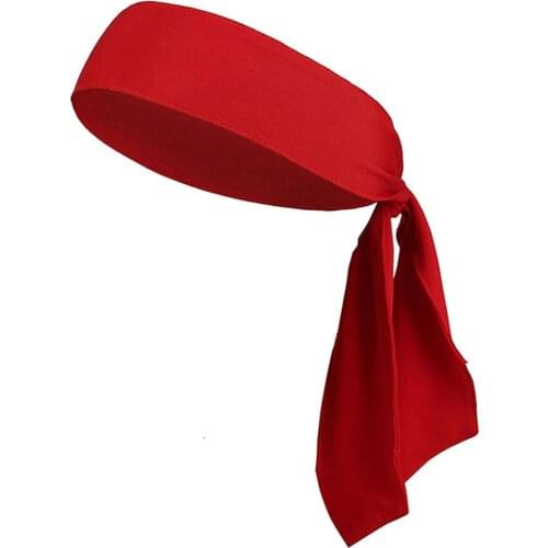 Elenxs Men Women Sports Sweat Headband Run Tennis Fitness Headbands Sports Yoga Hair Ribbon Jogging Sweatband