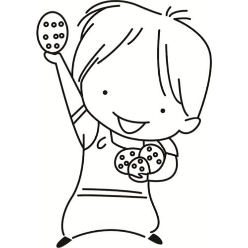 Gift boy Transparent Silicone Clear Rubber Stamp Sheet Cling Scrapbooking DIY Cute Pattern Photo Album Paper Card Decor