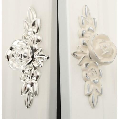 Bowarepro Furniture Handles Rose Tiradores Para Cajones Door Pulls Dresser Drawer Kitchen Cupboard Handle Cabinet Knobs Handles