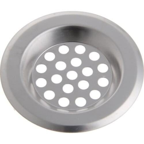 Stainless Steel Mesh Sink Strainer Kitchen Bath Hair Catcher Trap Drain Filter
