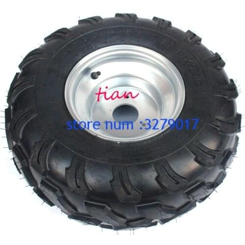 2PCS 18X9.50-8 Tyre with Rim Fit for ATV Buggy Quad Lawn Mower Garden Tractor 150cc 200cc 250cc 300cc Front Rear Wheel