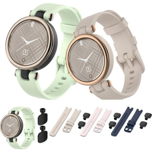 For Garmin lily Watchband Smart Watch Replacement Soft Silicone Sport Band Straps For Garmin lily Bracelet Accessories Correa