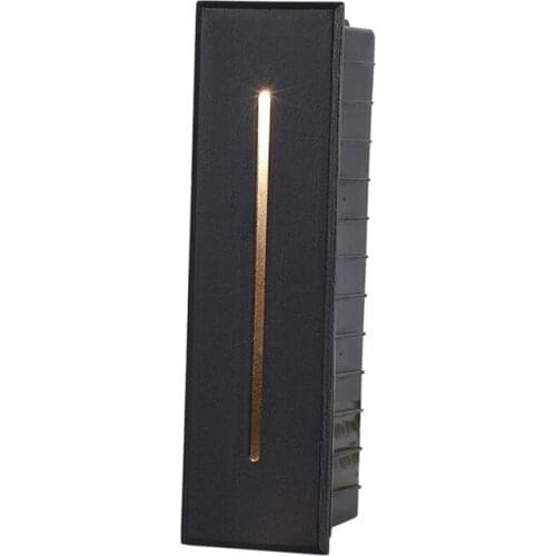 3W Recessed Led Stair Light Outdoor Corner Wall light Step Decoration Lamp IP65 Hallway Staircase Lamps Corridor Wall Lamp